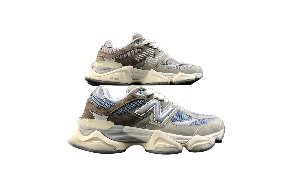 New Balance 9060 Brown, Gray & Cyan