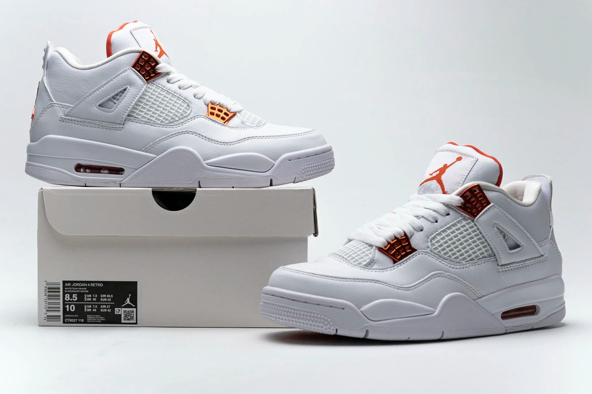 Air Jordan 4 Metallic Orange