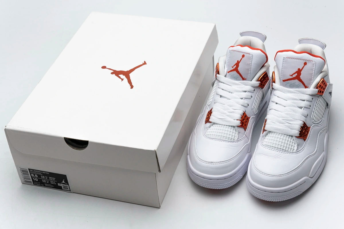 Air Jordan 4 Metallic Orange