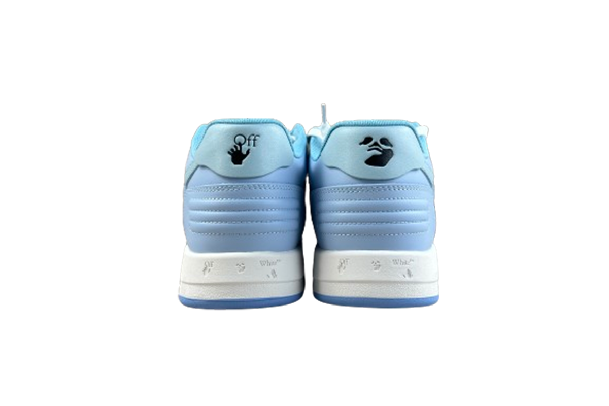 OFF-WHITE Low Out Of Office Calf Leather White Light Blue