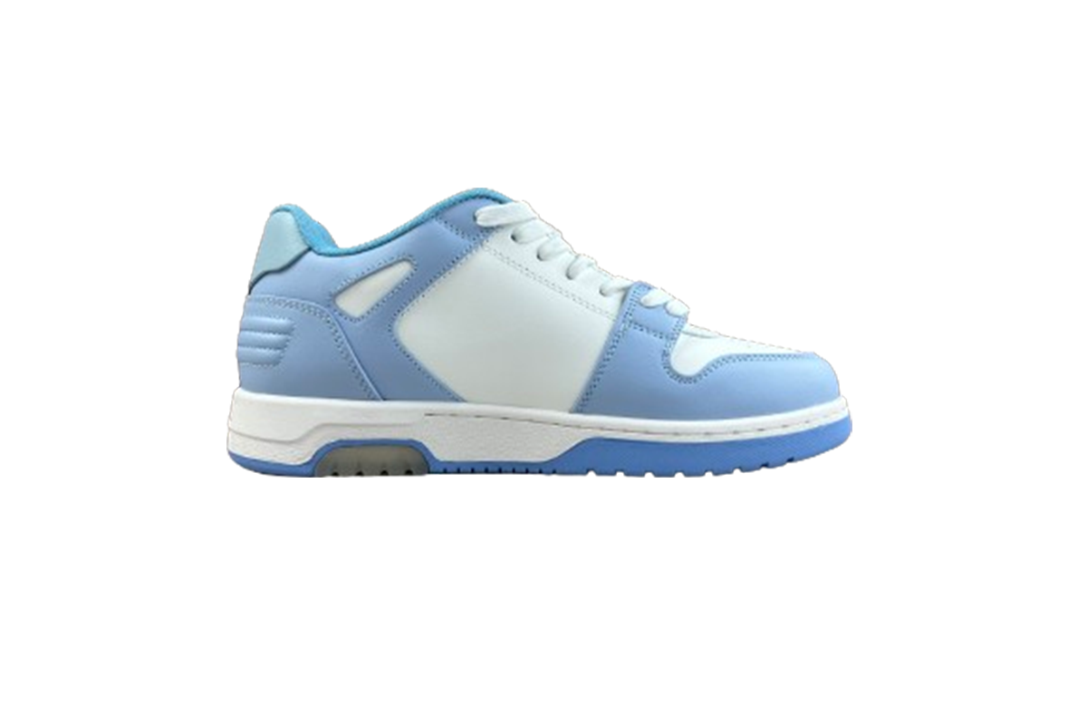 OFF-WHITE Low Out Of Office Calf Leather White Light Blue