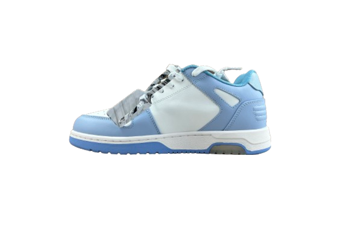 OFF-WHITE Low Out Of Office Calf Leather White Light Blue