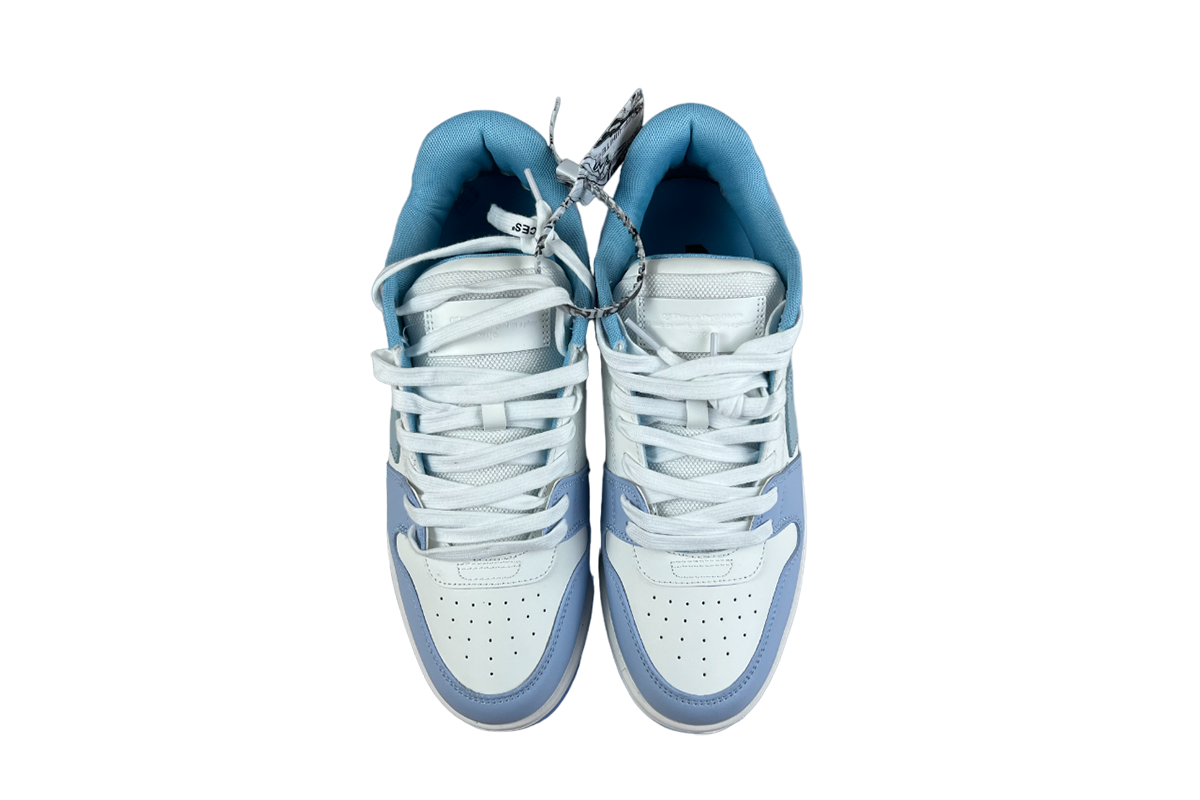 OFF-WHITE Low Out Of Office Calf Leather White Light Blue