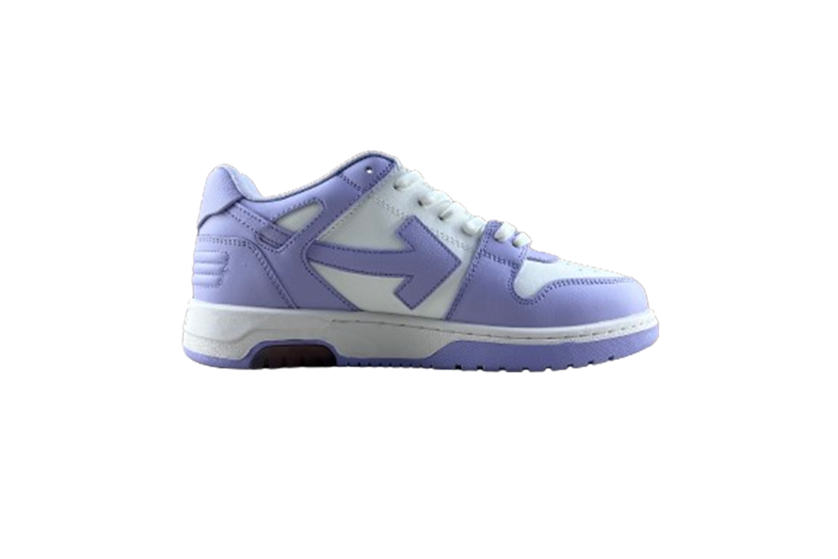 OFF-WHITE Low Out Of Office Calf Leather White Lilac