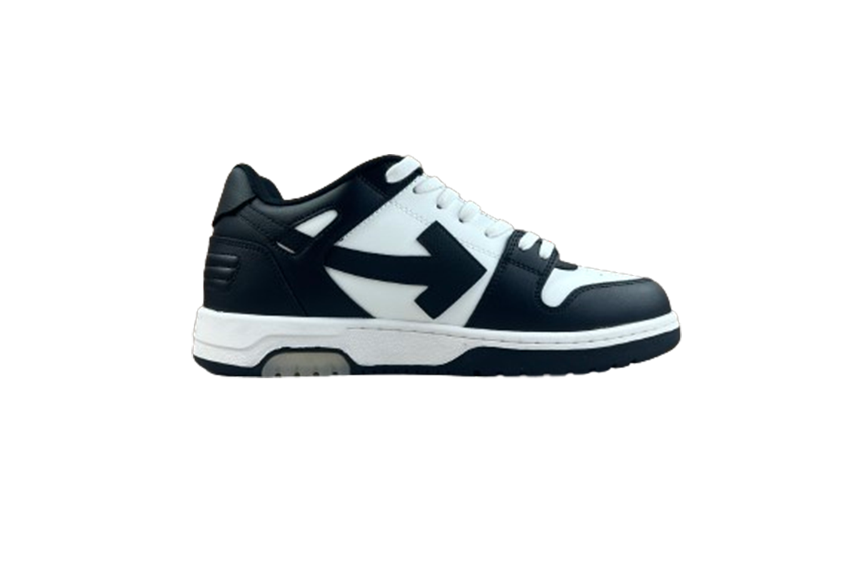 OFF-WHITE Out Of Office Low Tops Black White