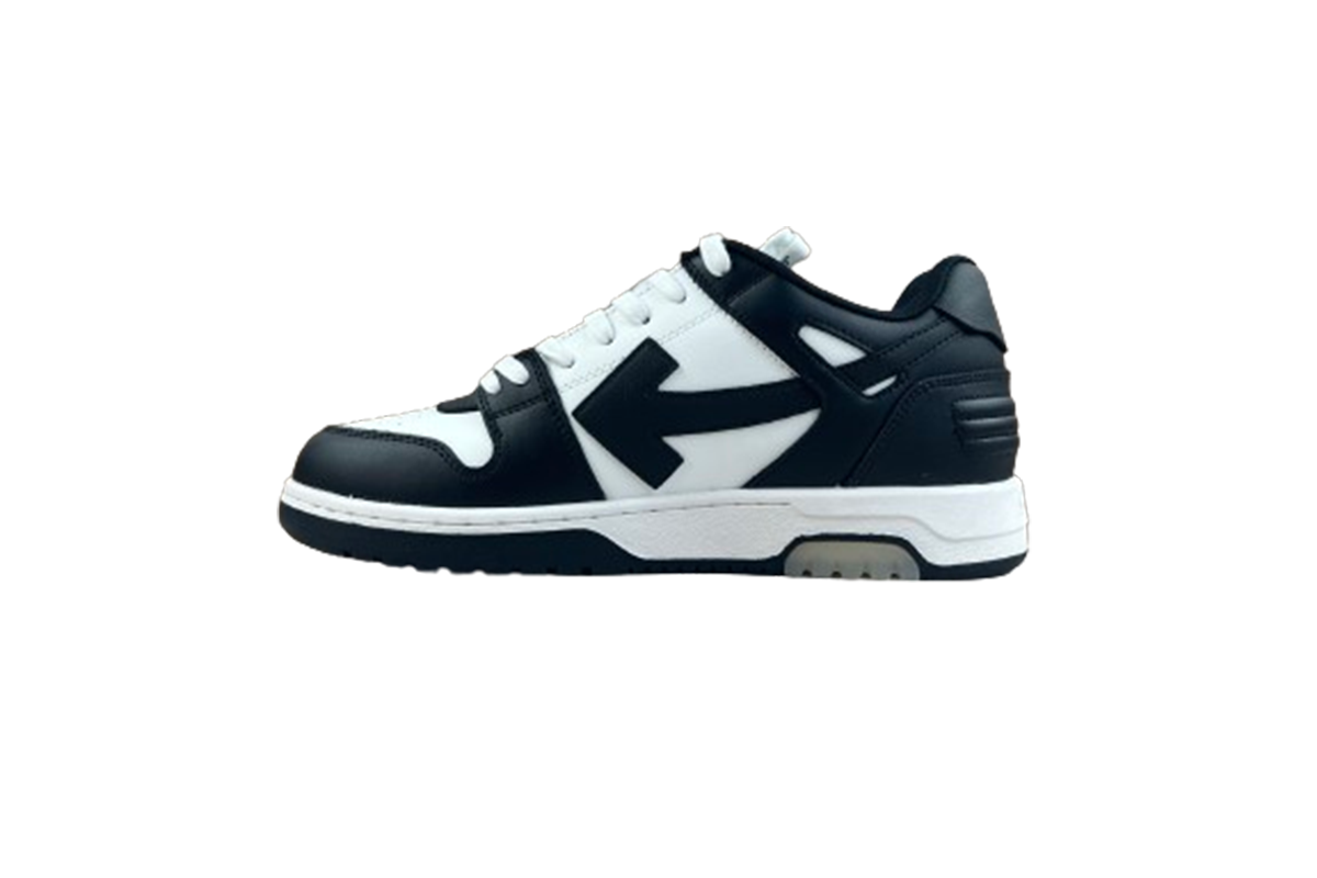 OFF-WHITE Out Of Office Low Tops Black White