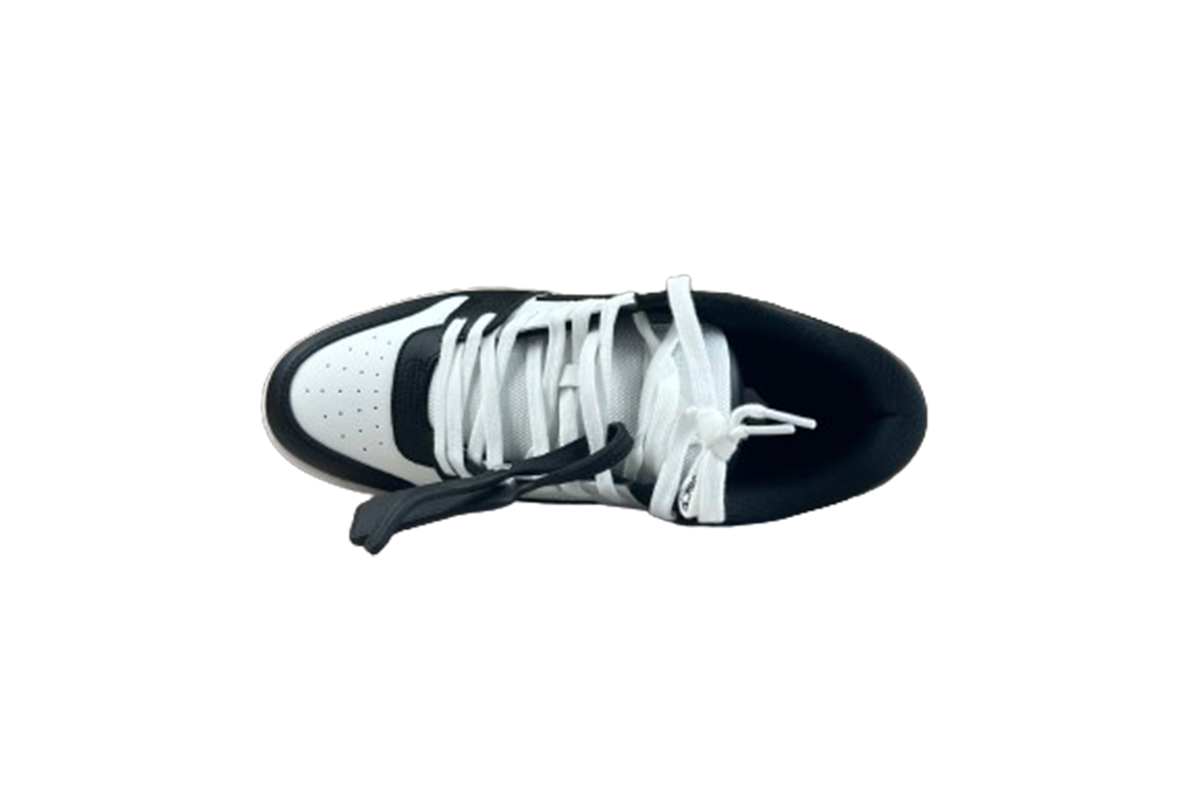 OFF-WHITE Out Of Office Low Tops Black White