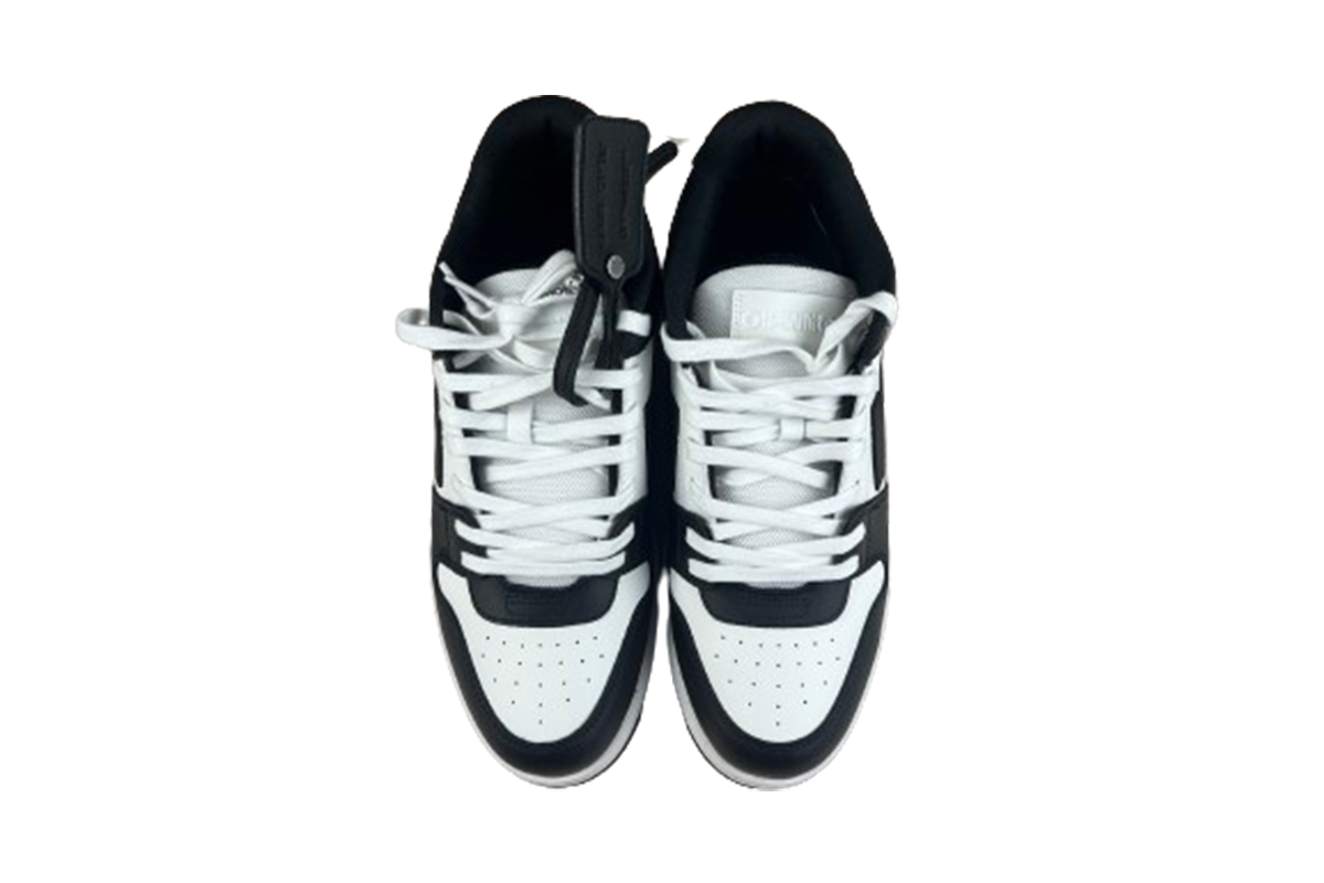 OFF-WHITE Out Of Office Low Tops Black White