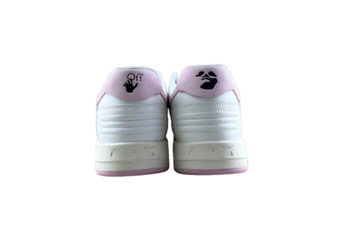 OFF-WHITE Out Of Office Low Tops White Light Pink