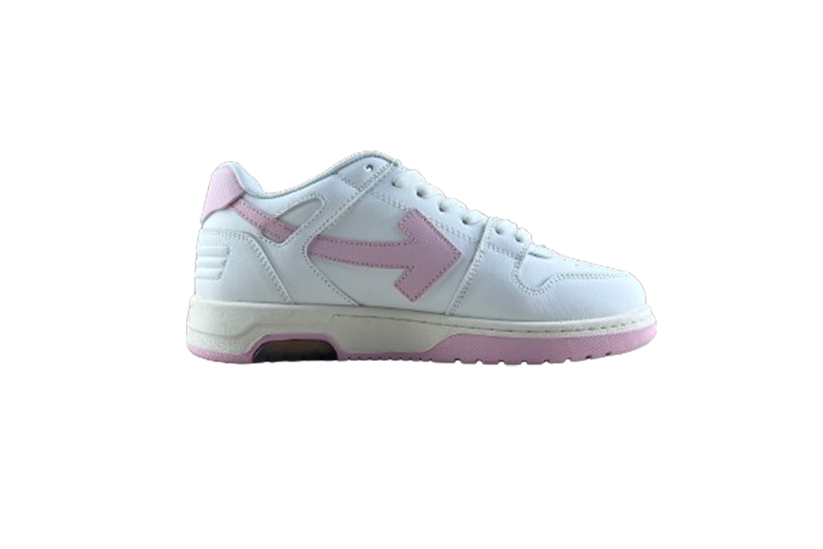 OFF-WHITE Out Of Office Low Tops White Light Pink
