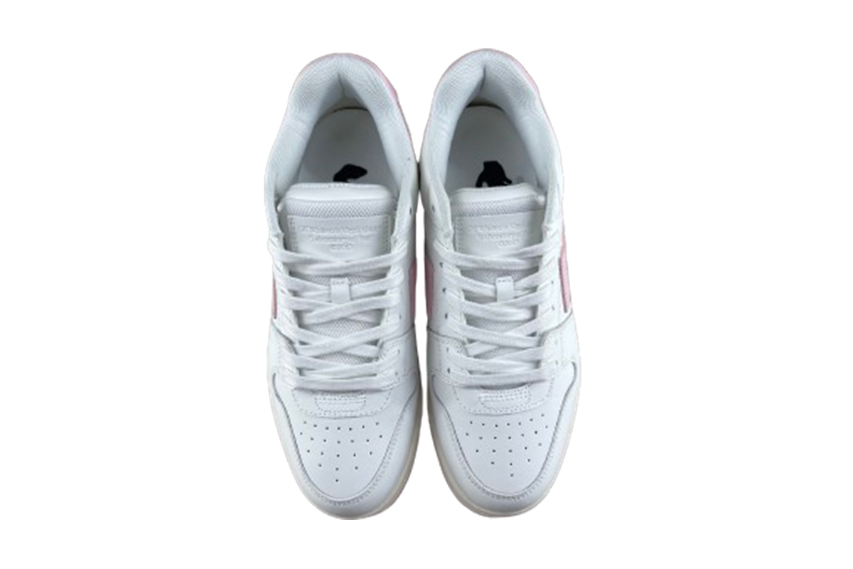 OFF-WHITE Out Of Office Low Tops White Light Pink