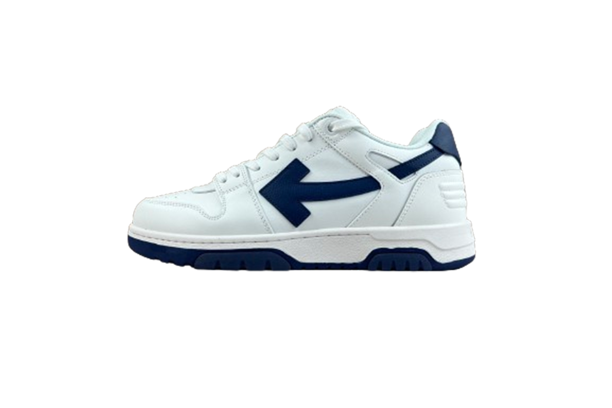 OFF-WHITE Out Of Office Low Tops Navy Blue