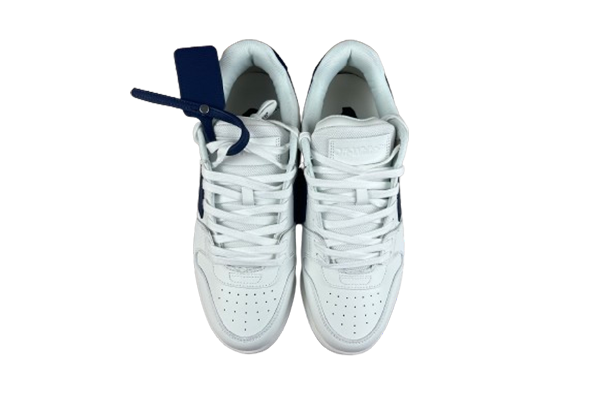 OFF-WHITE Out Of Office Low Tops Navy Blue