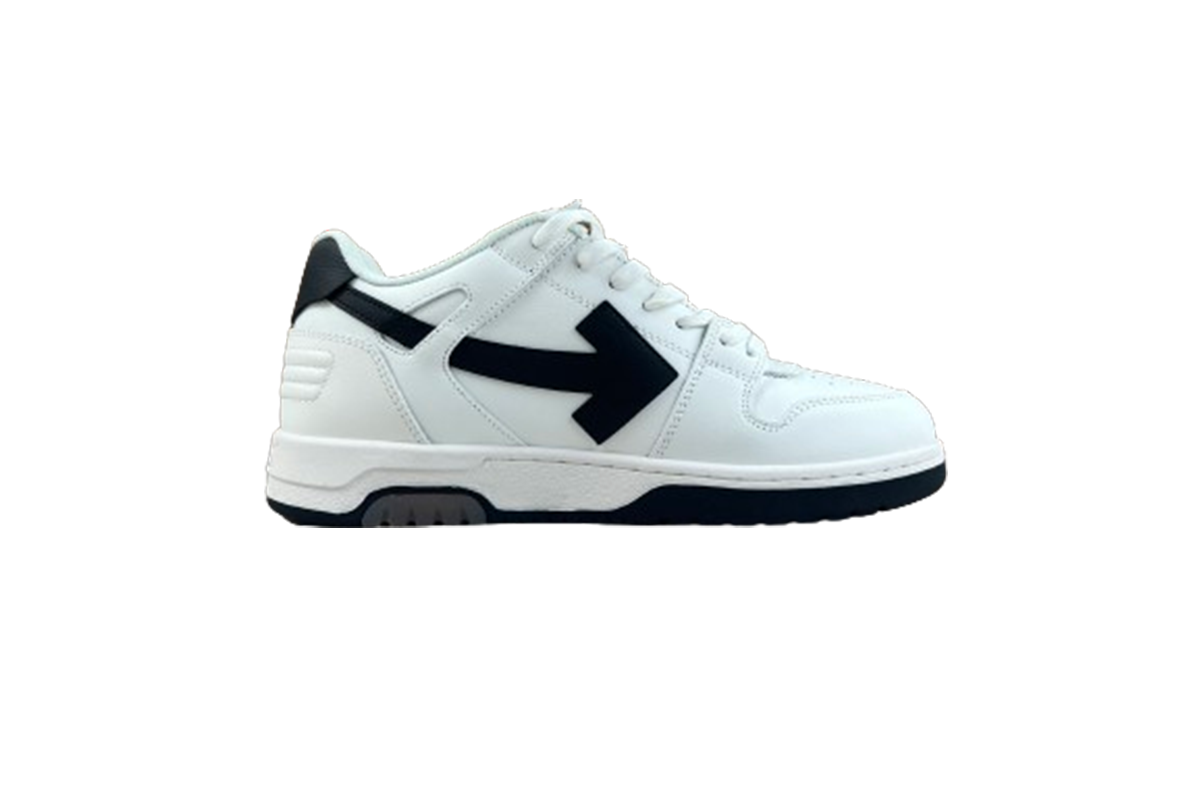 OFF-WHITE Out Of Office Low Tops White Black