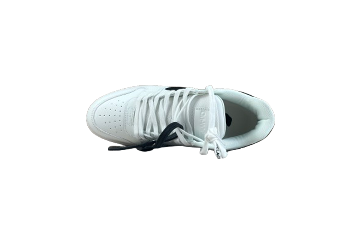 OFF-WHITE Out Of Office Low Tops White Black