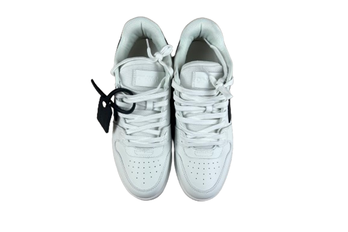 OFF-WHITE Out Of Office Low Tops White Black