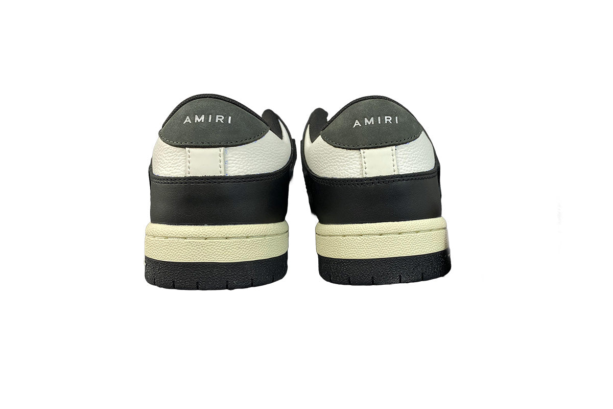 Amiri Skeleton Low Top Black White