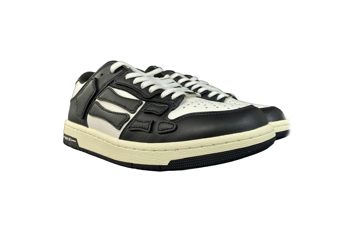 Amiri Skeleton Low Top Black White