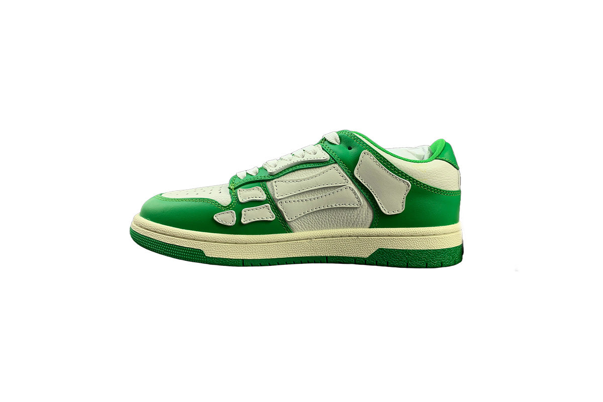 Amiri Skeleton Low Top Green & White