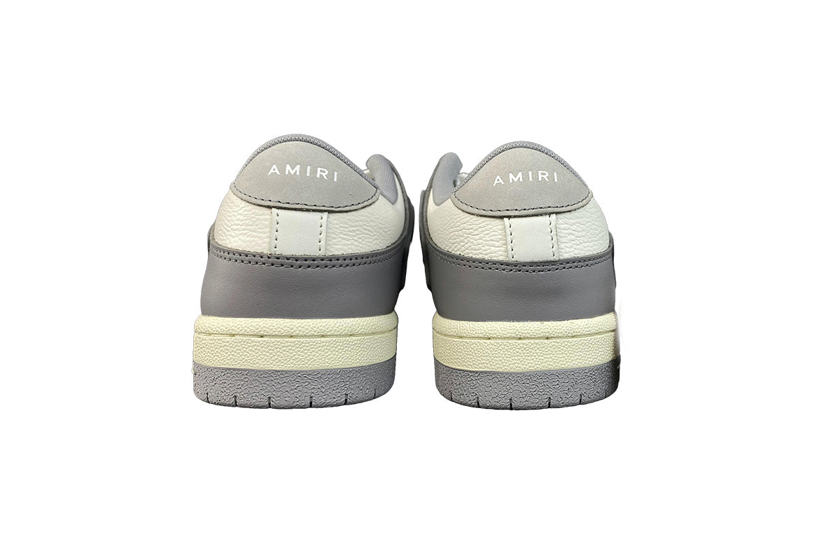 Amiri Skeleton Low Top Light Gray & White