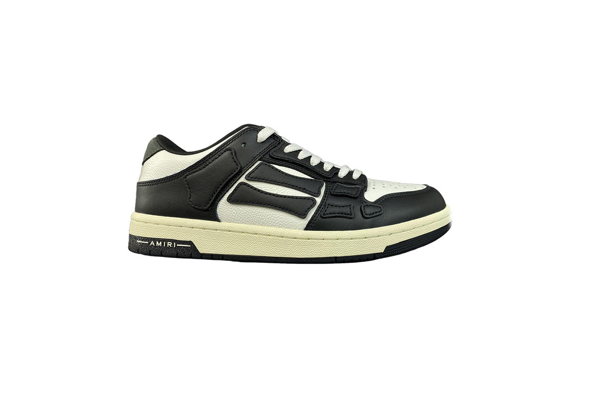 Amiri Skeleton Low Top Black White