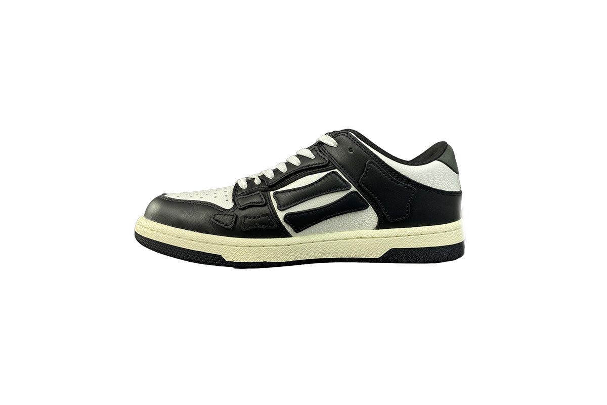 Amiri Skeleton Low Top Black White