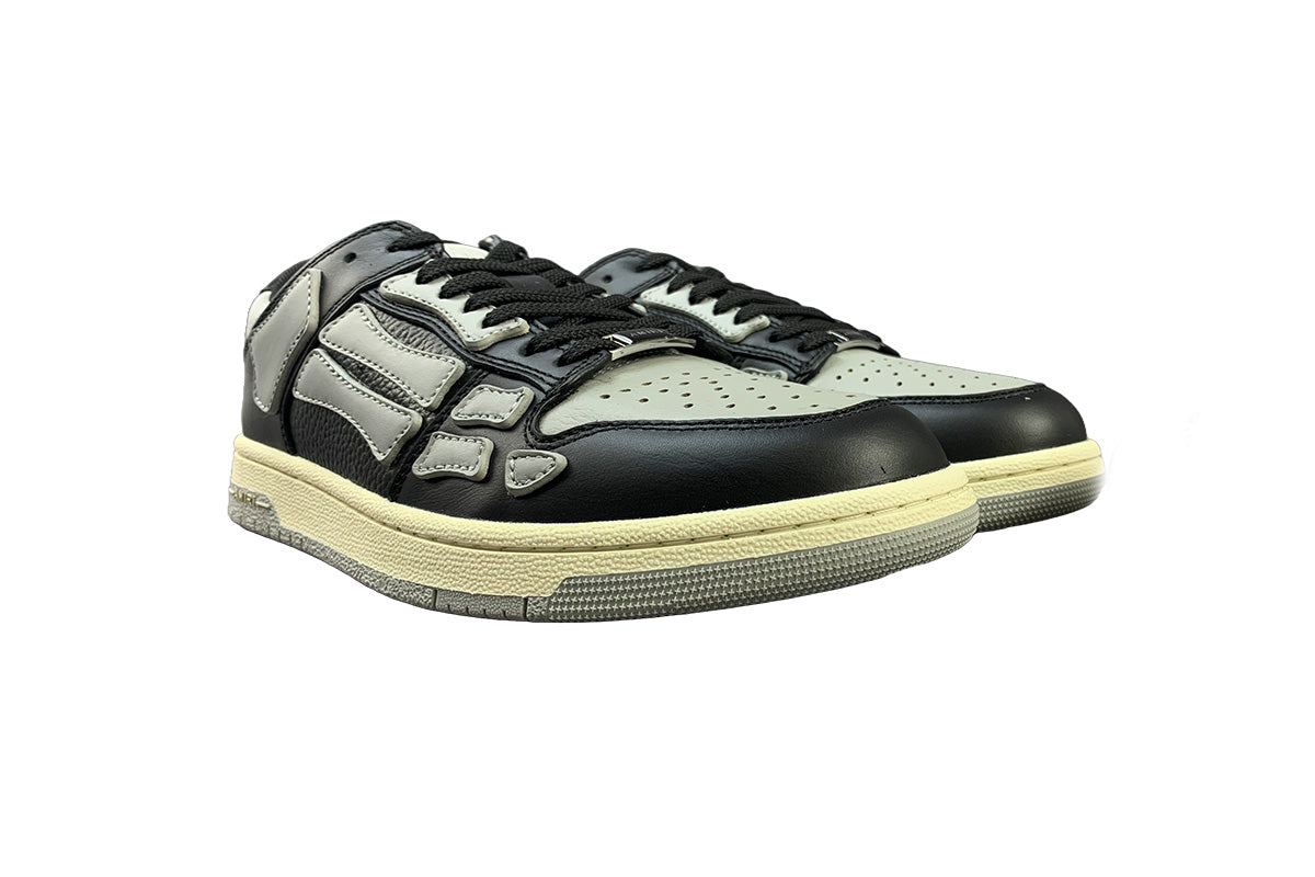 Amiri Skeleton Low Top Black Gray