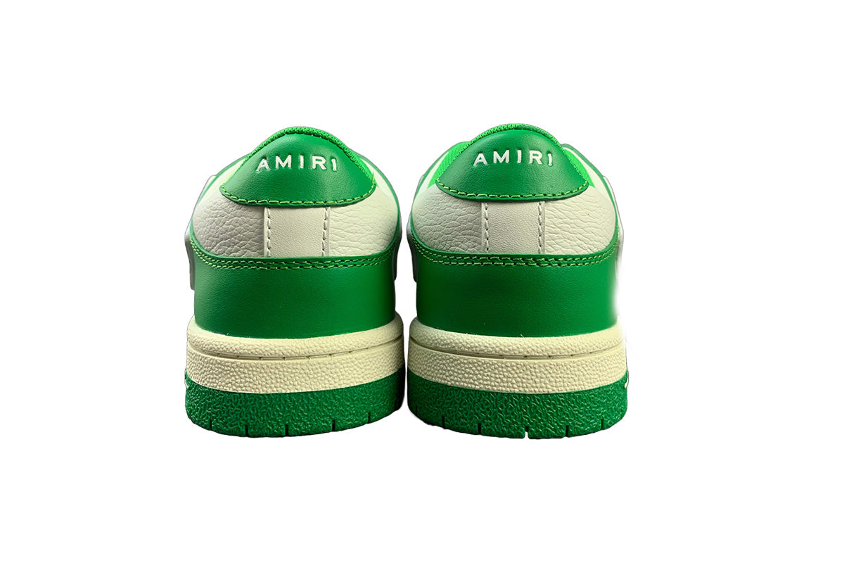 Amiri Skeleton Low Top Green & White