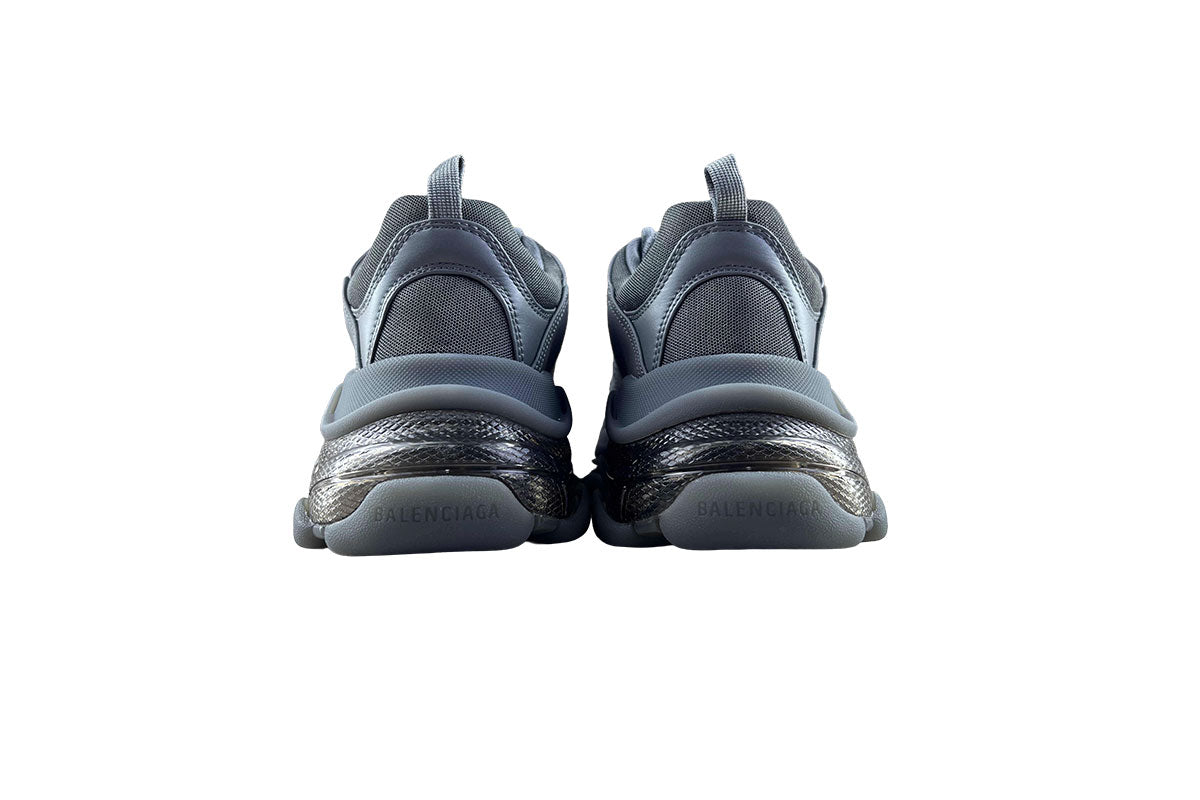 Balenciaga Triple S Gray with Clear Sole