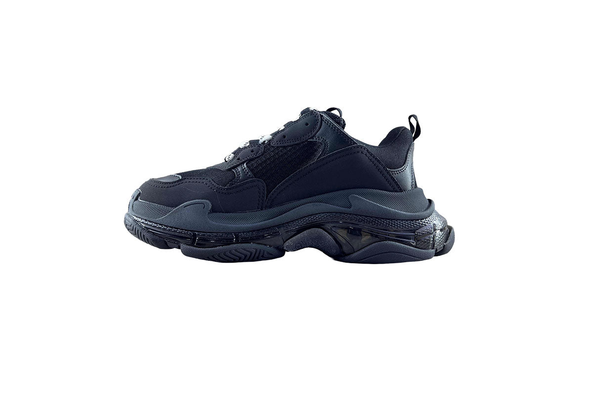 Balenciaga Triple S Black with Clear Sole