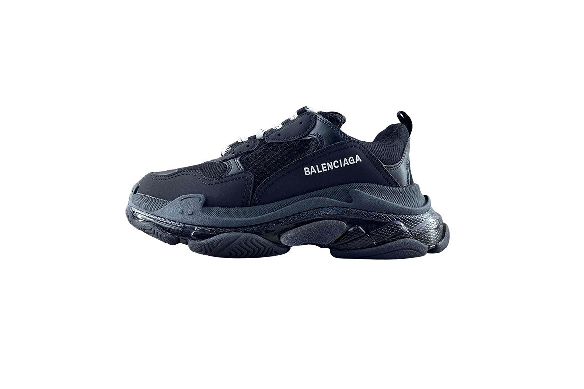Balenciaga Triple S Black with Clear Sole