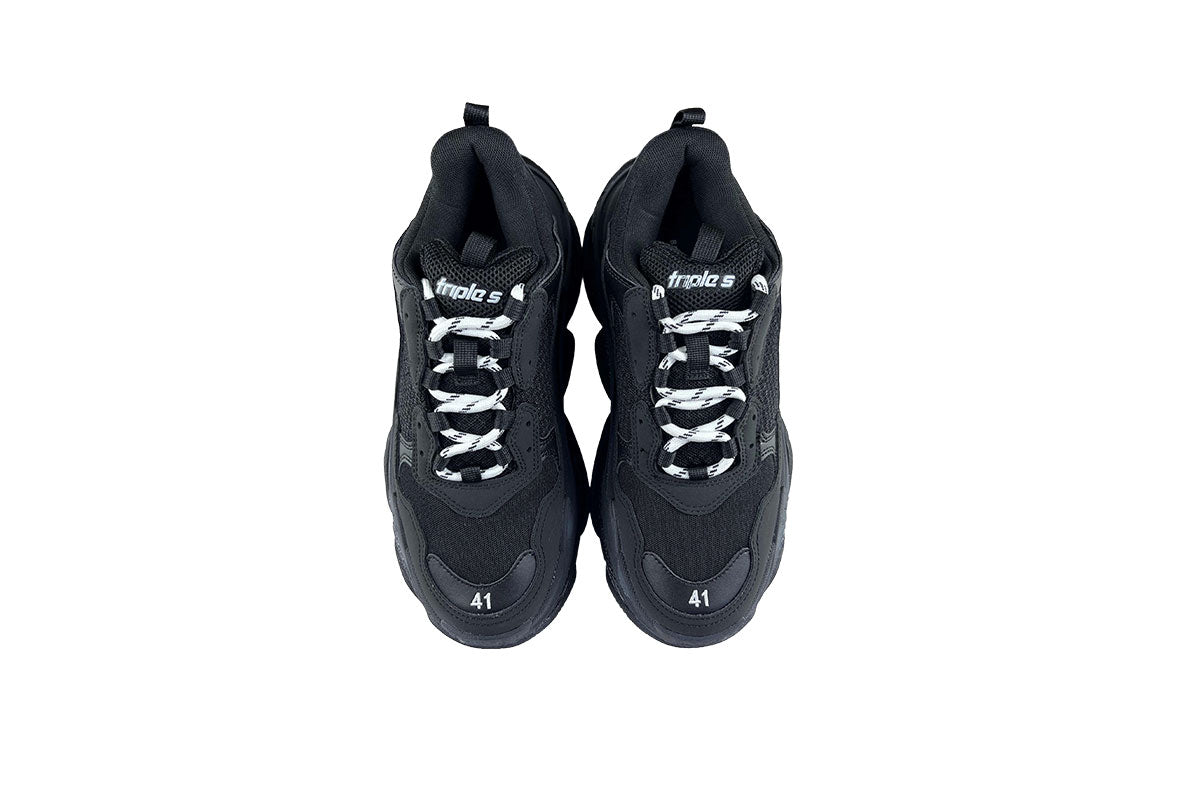 Balenciaga Triple S Black with Clear Sole