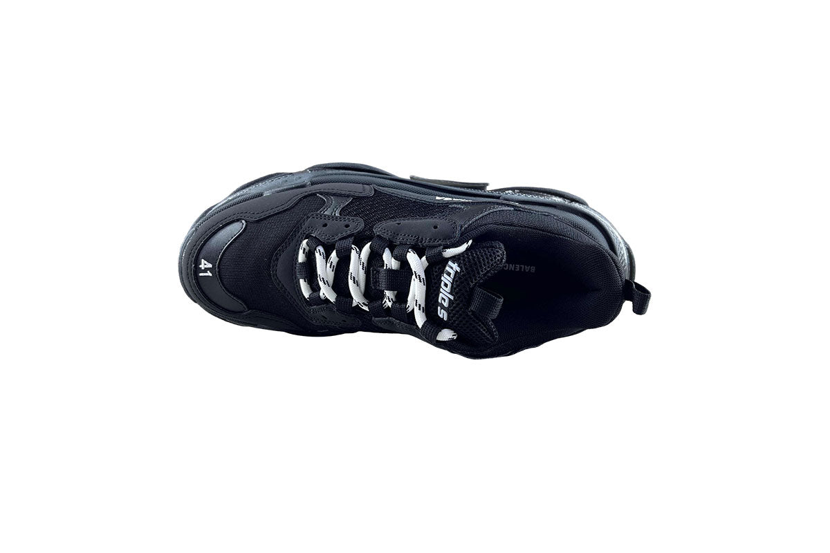 Balenciaga Triple S Black with Clear Sole