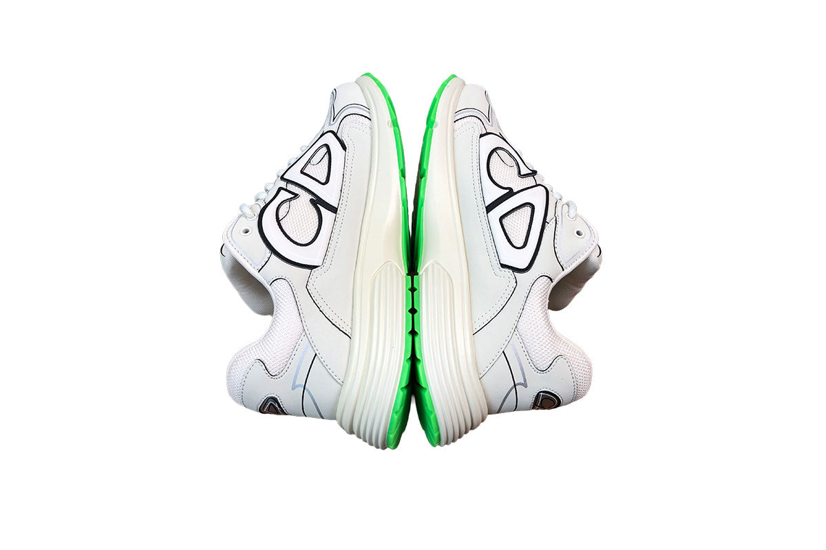 Dior B30 White with Green Soles