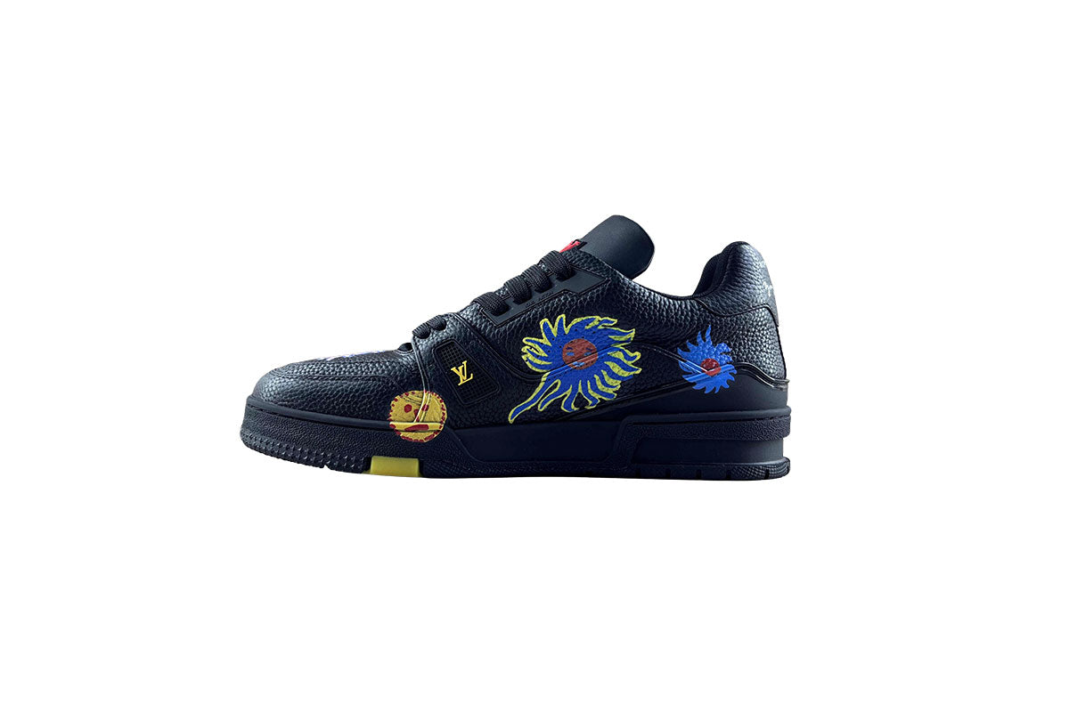 LV Trainer Yayoi Kusama Trainer Black