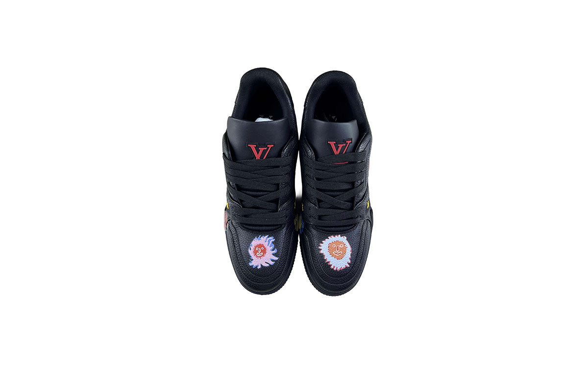 LV Trainer Yayoi Kusama Trainer Black