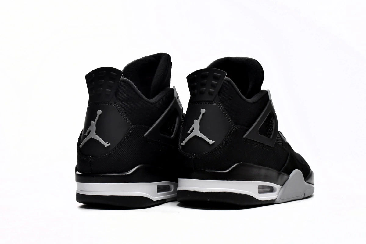 Air Jordan 4 Black Canvas