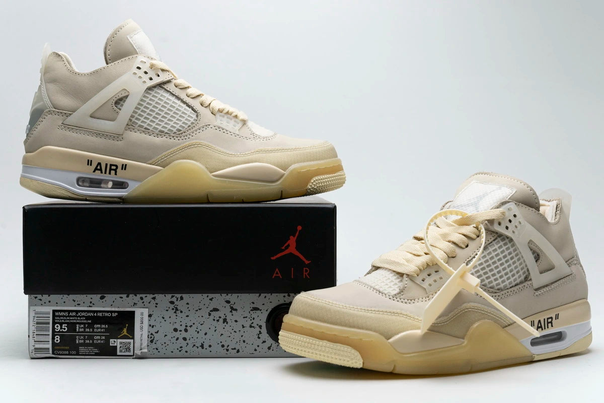 Air Jordan 4 Retro Off-White Sail