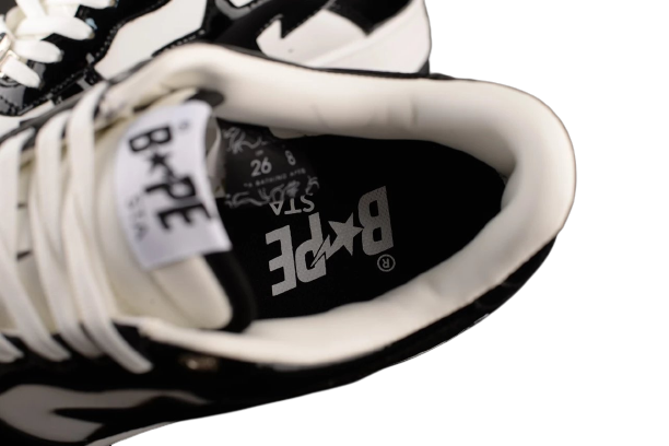 Bape Sta Black White
