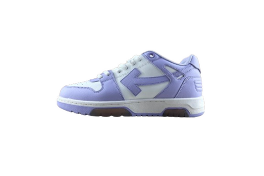 OFF-WHITE Low Out Of Office Calf Leather White Lilac