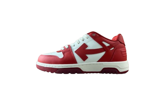 OFF-WHITE Out Of Office Low Tops Red