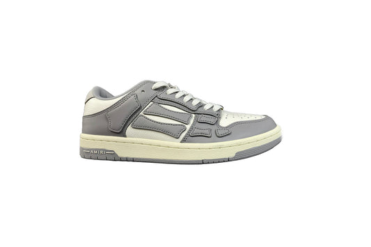 Amiri Skeleton Low Top Light Gray & White