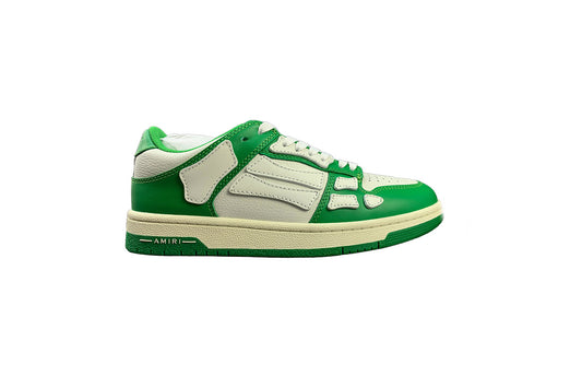 Amiri Skeleton Low Top Green & White