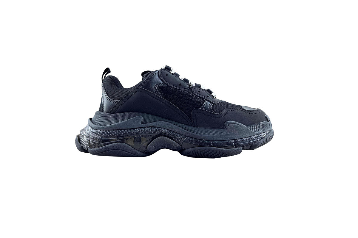 Balenciaga Triple S Black with Clear Sole