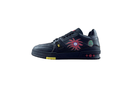 LV Trainer Yayoi Kusama Trainer Black