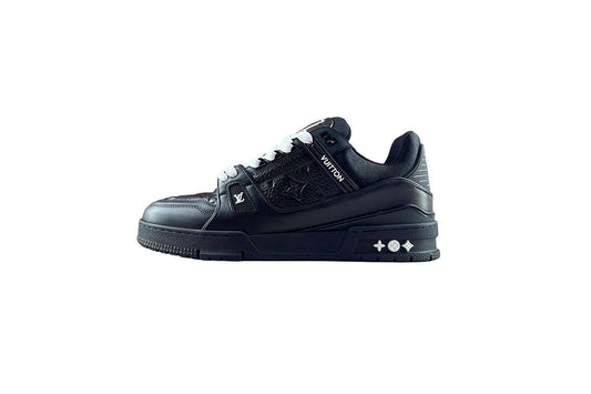 LV Trainer Black Leather