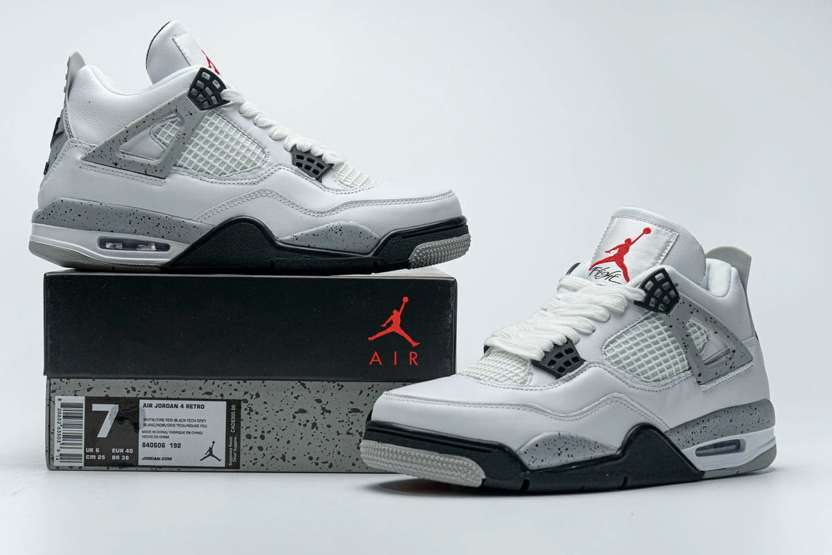 Air Jordan 4 Retro White Cement